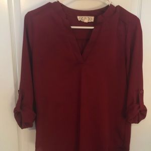 Maroon blouse